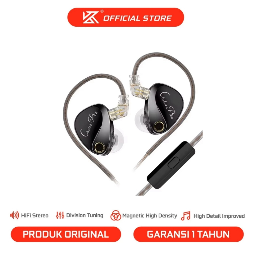 Jual [KZ Official Store] KZ Castor Pro 10mm Dual Dynamic Driver In Ear ...