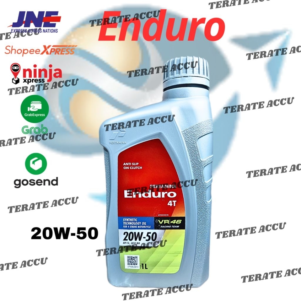 Jual Oli Motor Bebek ENDURO 4T RACING 20W-50 1L ORIGINAL | Shopee Indonesia