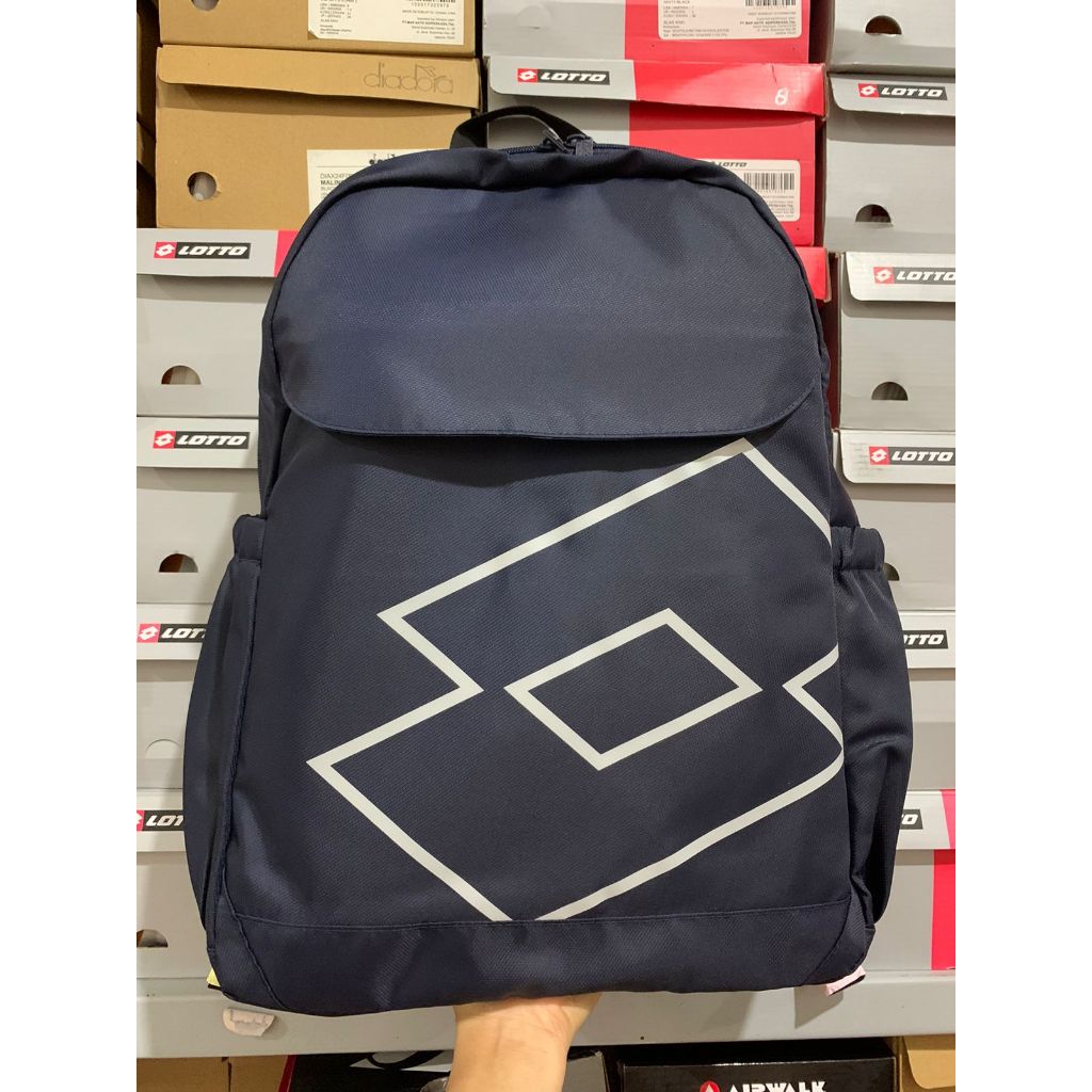Jual Lotto Dustin Backpack Navy LOTBP241215N Tas Ransel Original ...