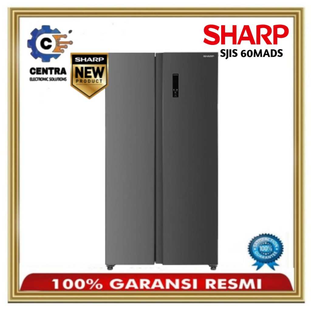 Jual Kulkas Sharp Side By side SJIS-60MADS Kapasitas 563L Smart ...