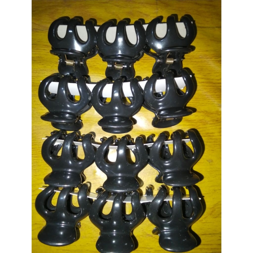 Jual JEDAI RAMBUT ukuran 5cm gigi 3 hitam (12pcs) | Shopee Indonesia