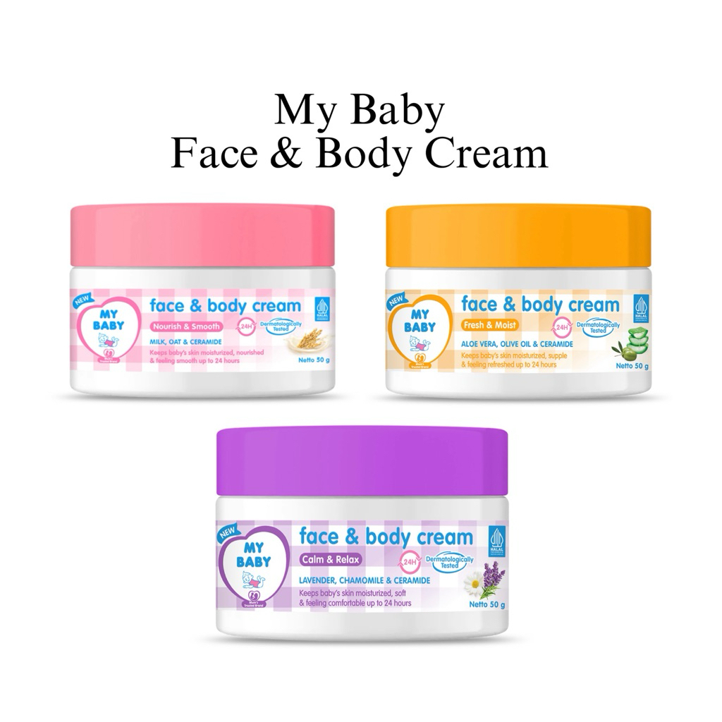 Jual MY BABY Face & Body 50 gr | Cream Wajah dan Badan | Shopee Indonesia