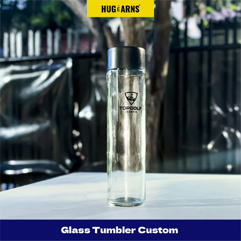 Jual HUGeARNS - Tumbler Gelas Custom Premium / Tumbler Kaca Aesthetic ...