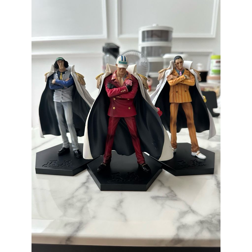 Jual DX Trio Admiral One Piece Kizaru Kuzan Akainu Banpresto Figure 