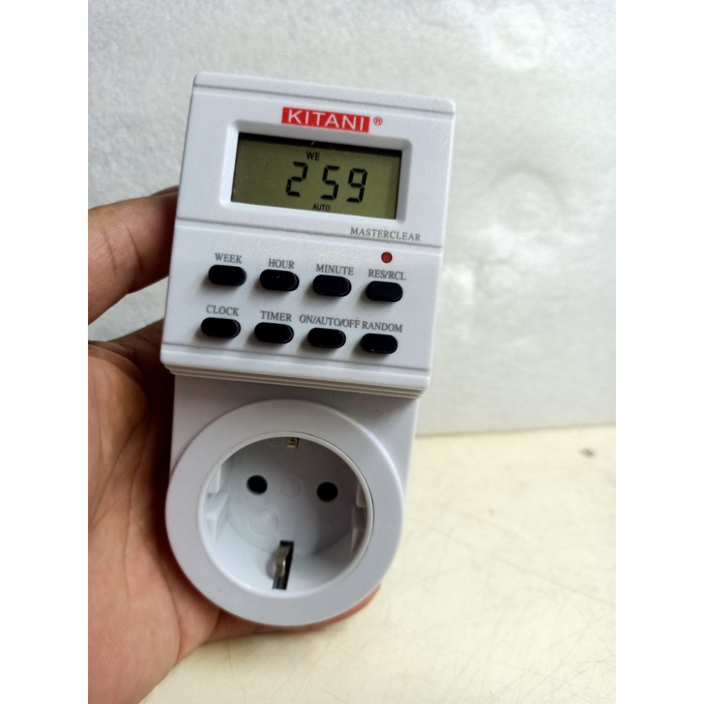 Jual Stop kontak Timer digital timer program KITANI | Shopee Indonesia