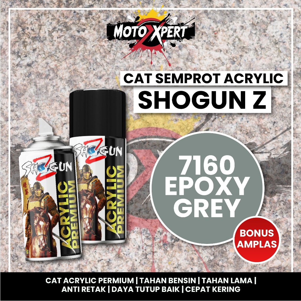 Jual Cat Semprot Acrylic Premium Shogun Z Epoxy Grey 7160 300 cc Dasar ...
