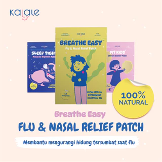 Kalale Flu & Nasal Relief Patch Stiker Anti Flu Pilek Hidung Tersumbat Anak Bayi 100% Natural