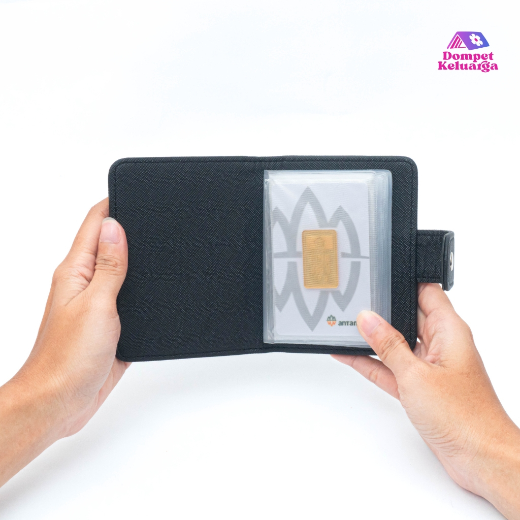 Jual Dompet Keluarga - Dompet Kartu Card Holder Mini Kancing Logam ...