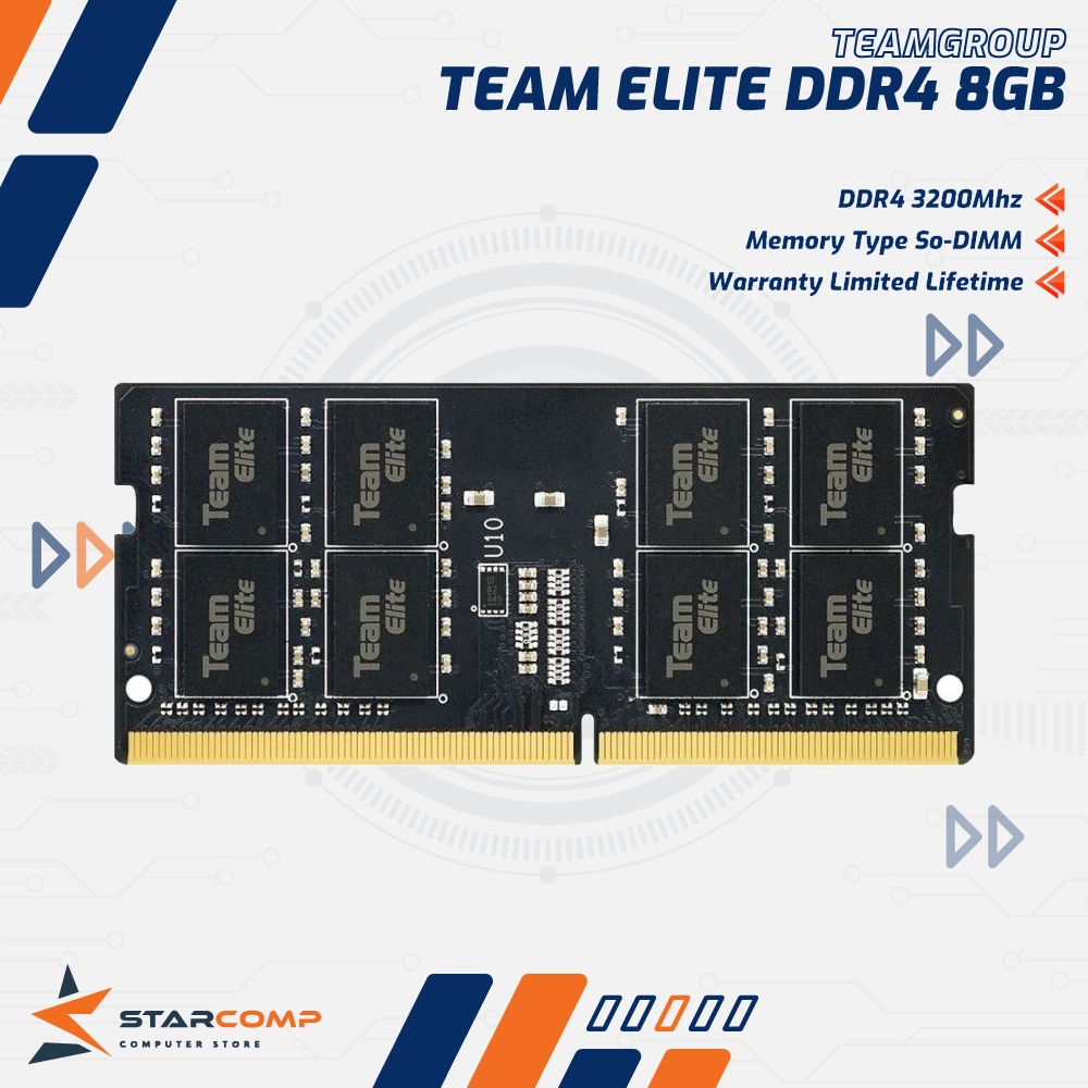 Jual Team Elite SO-DIMM DDR4 8GB 3200Mhz RAM Laptop | Shopee Indonesia
