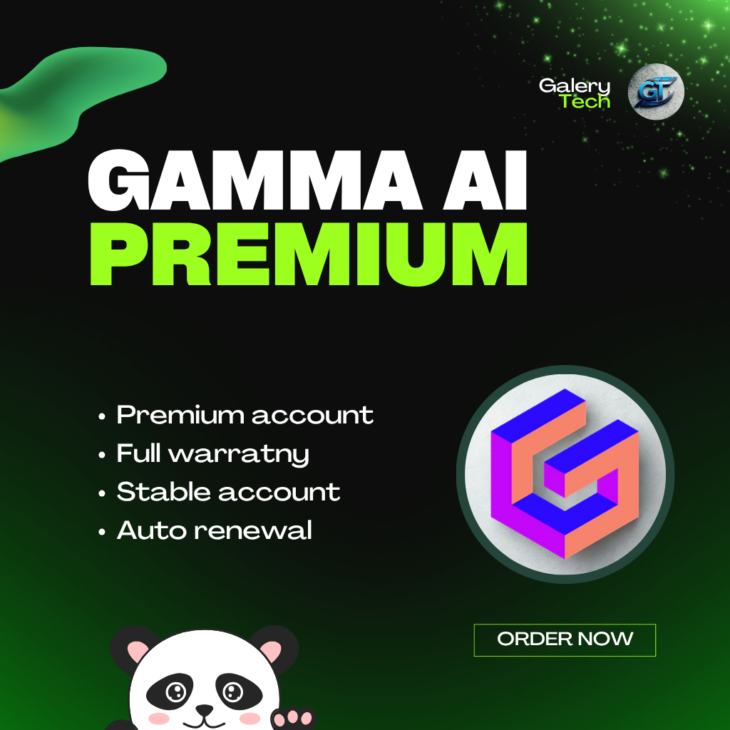 Gamma AI Pro | 1 Tahun Full Garansi