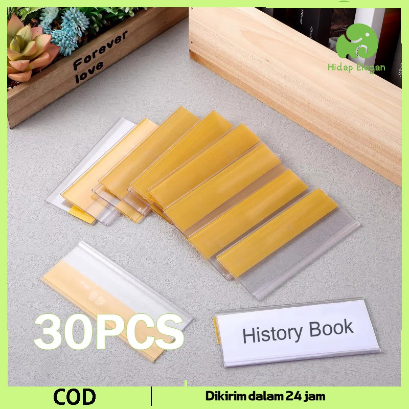 Jual 30pcs Price Rail Pvc Price Tag Label Harga Minimarket Label Harga ...