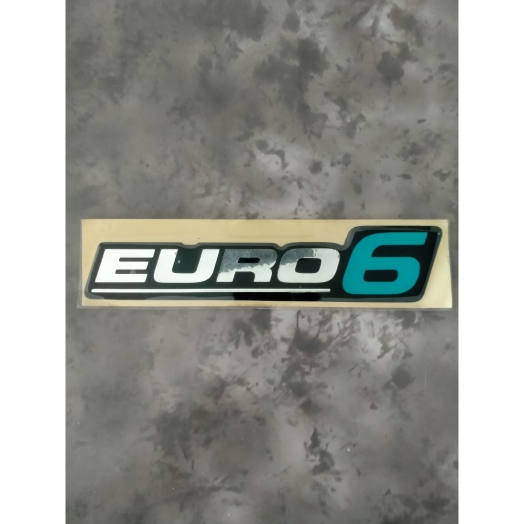 Jual Sticker Euro 6 Emblem Timbul | Shopee Indonesia