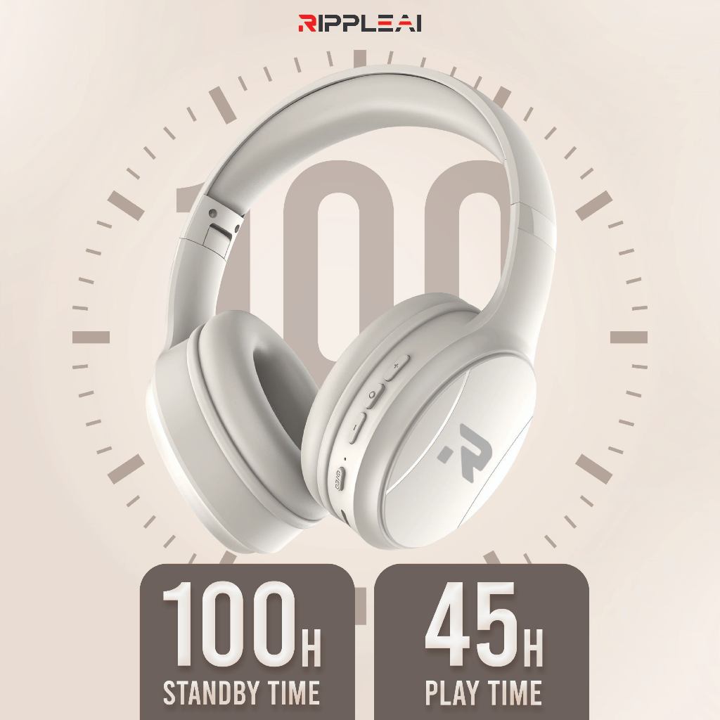 Jual Ripple RHB A011 Headphone Bluetooth 5.4 Foldable Headphone ...