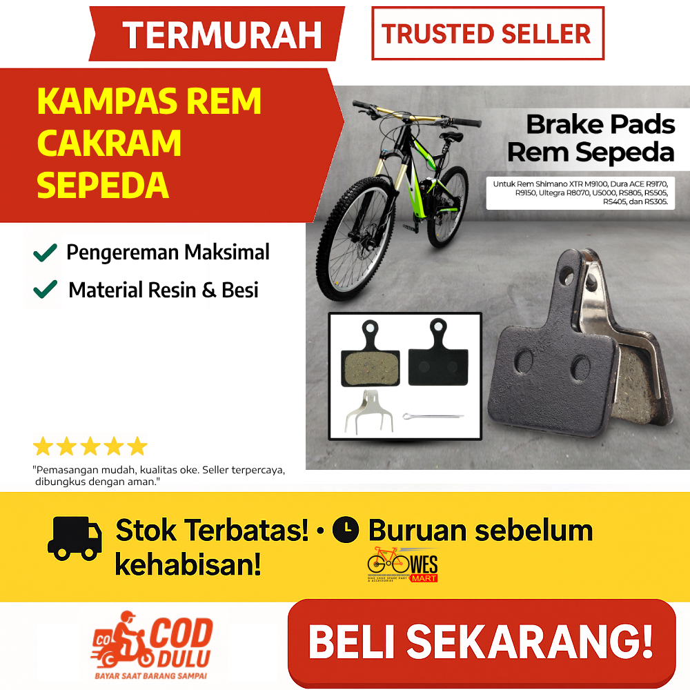 Jual Kampas Rem Sepeda Cakram Shimano XTR M9100 Dura-Ace Ultegra ...