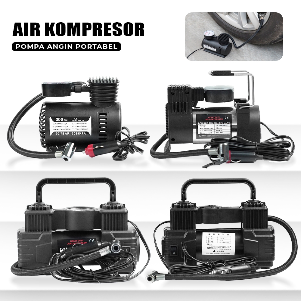 Jual Air Kompresor Pompa Angin Portable Multifungsi Pompa Udara Model ...