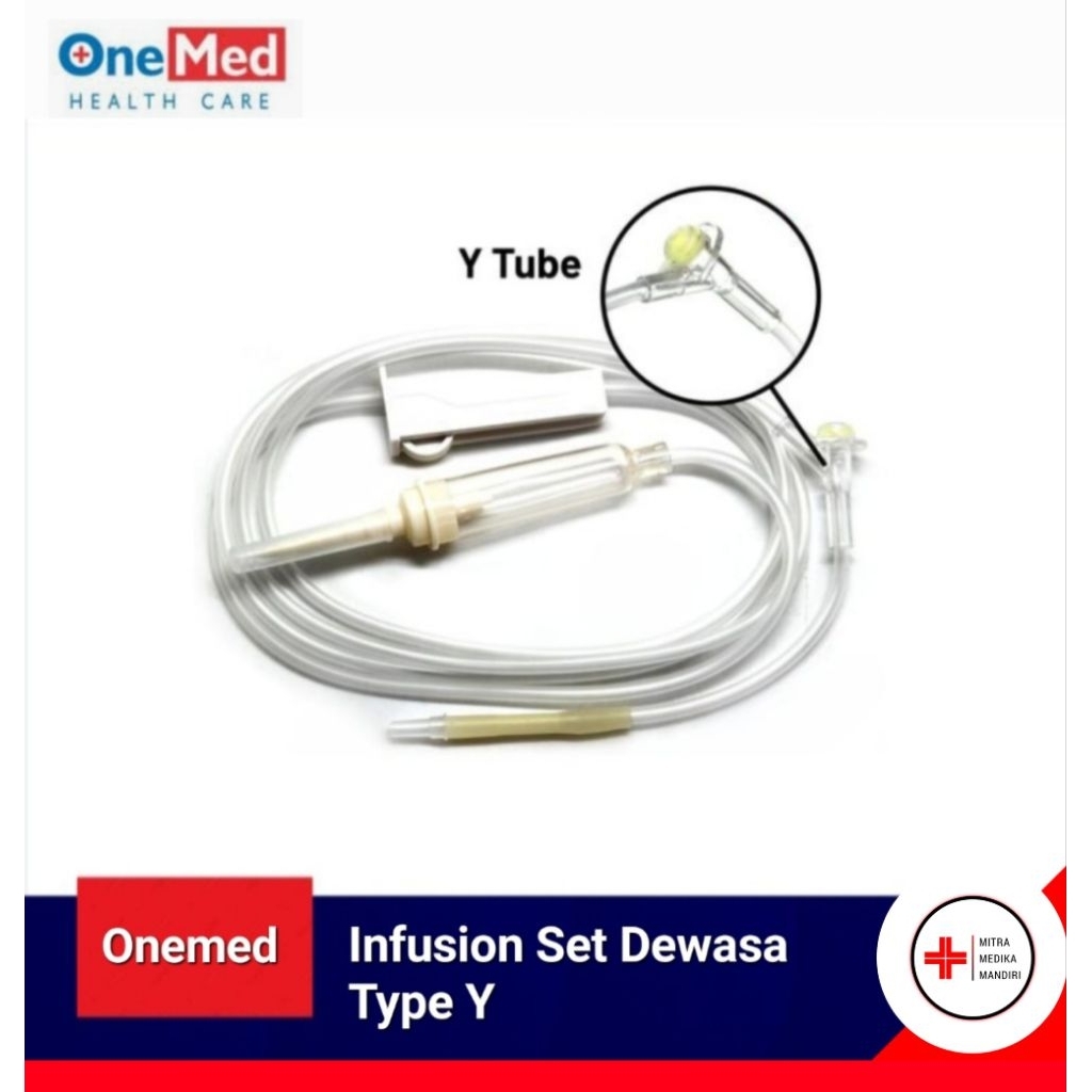 Jual Onemed Infuset Infusion Set Anak dan Dewasa Type Y Per Pcs ...