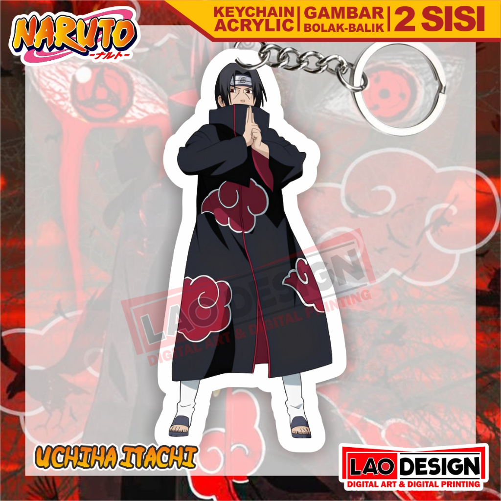 Jual Gantungan Kunci Uchiha Itachi 026/050 - Gantungan Kunci Anime ...