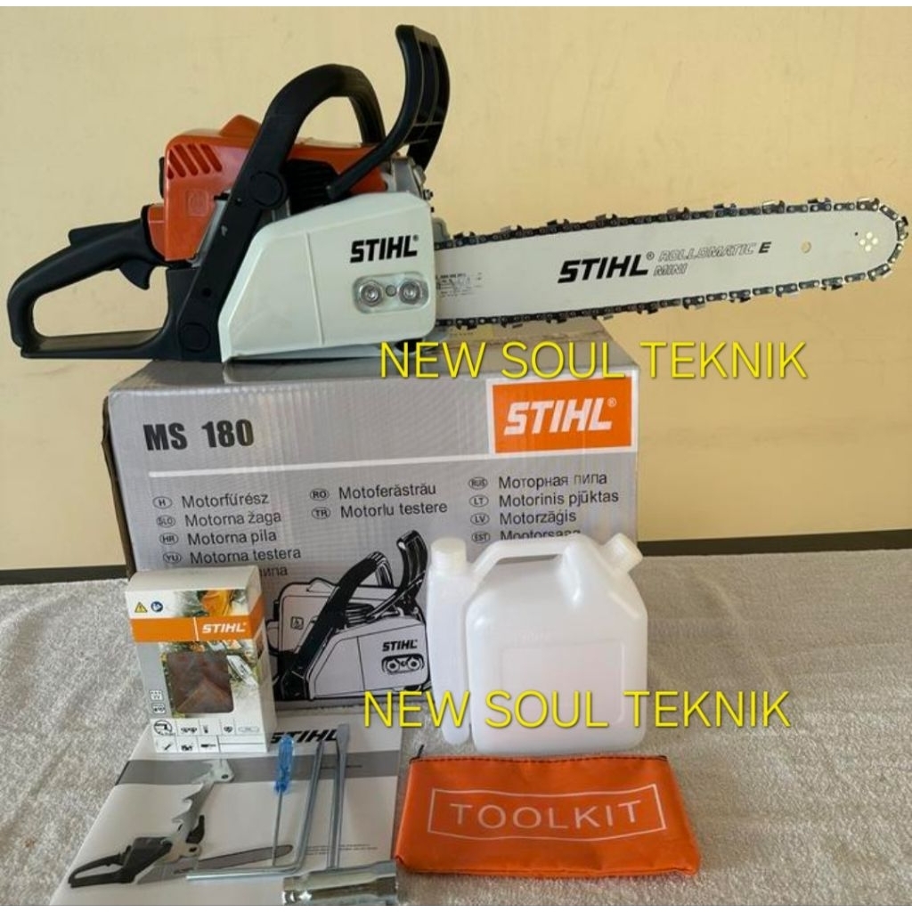 Jual MESIN CHAINSAW MS 180 BAR 16 INCH STIHL ORIGINAL | Shopee Indonesia
