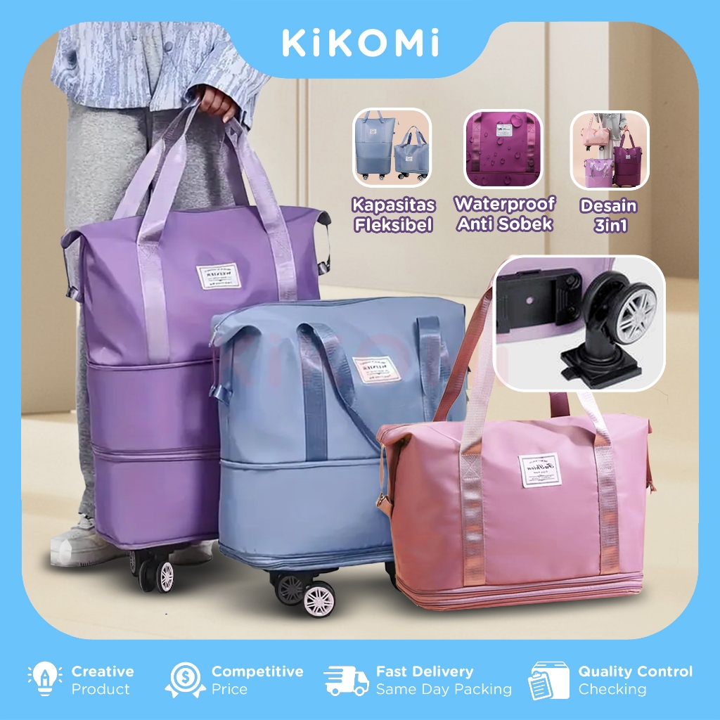 Jual Tas Travel Lipat Roda 3 In 1 Jumbo Anti Air Premium Tas Koper ...