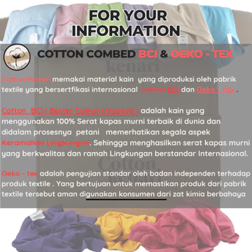Kaos Basic Red Cotton Combed 30S Oeko Tex Kaos Polos Cotton Kenari