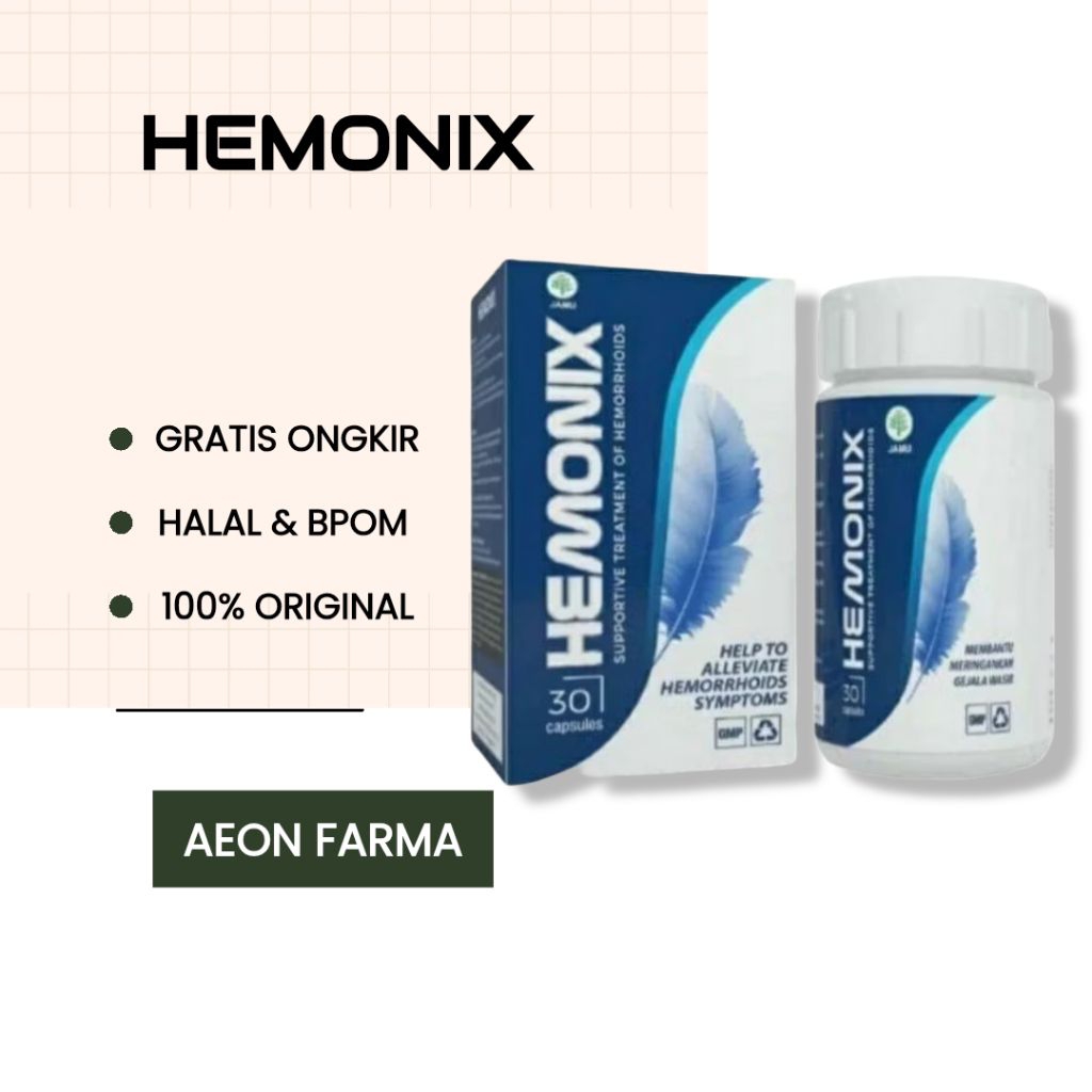 Jual Hemonix Obat Herbal Ambien Wasir Ampuh Cepat Dan Efektif | Shopee ...