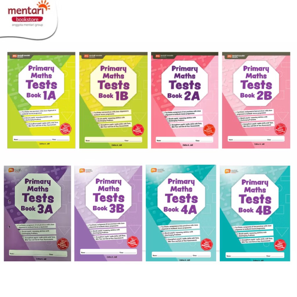 Jual Mentari Bookstore | My Pals Are Here Mathematics Test | Primary ...