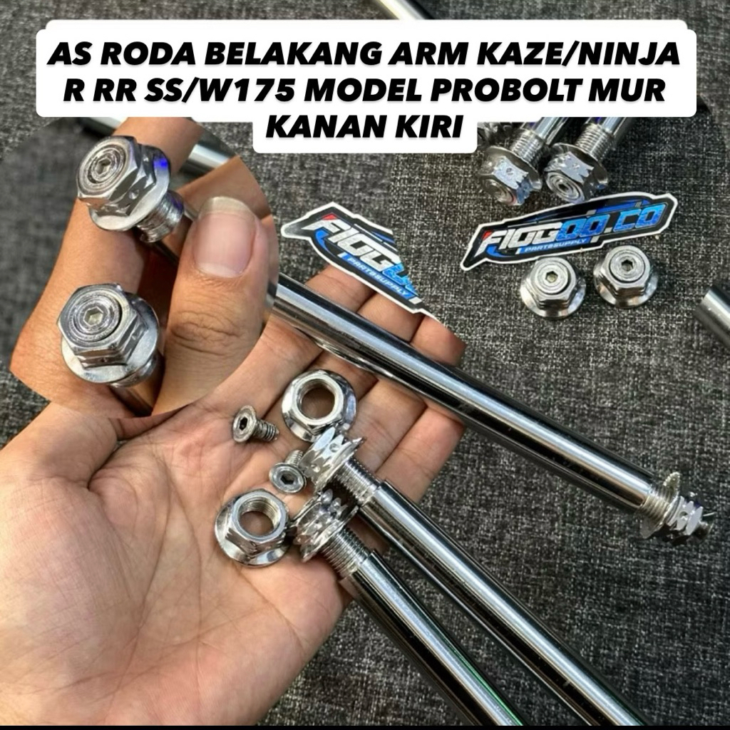 Jual AS RODA BELAKANG KAZE/W175/NINJA R RR SS AS RODA KAZE AS RODA ARM ...