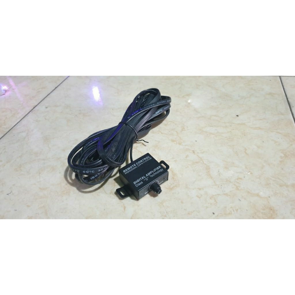 Jual remote bass control buat power monoblock class d 6pin | Shopee ...