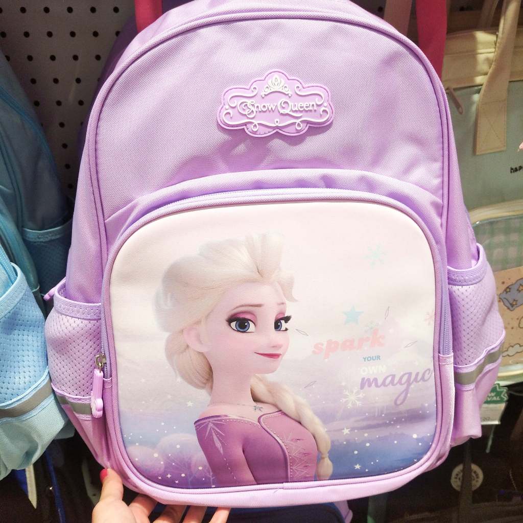 Jual Snow Queen Purple Frozen Princess Elsa Backpack Tas Ransel Anak ...
