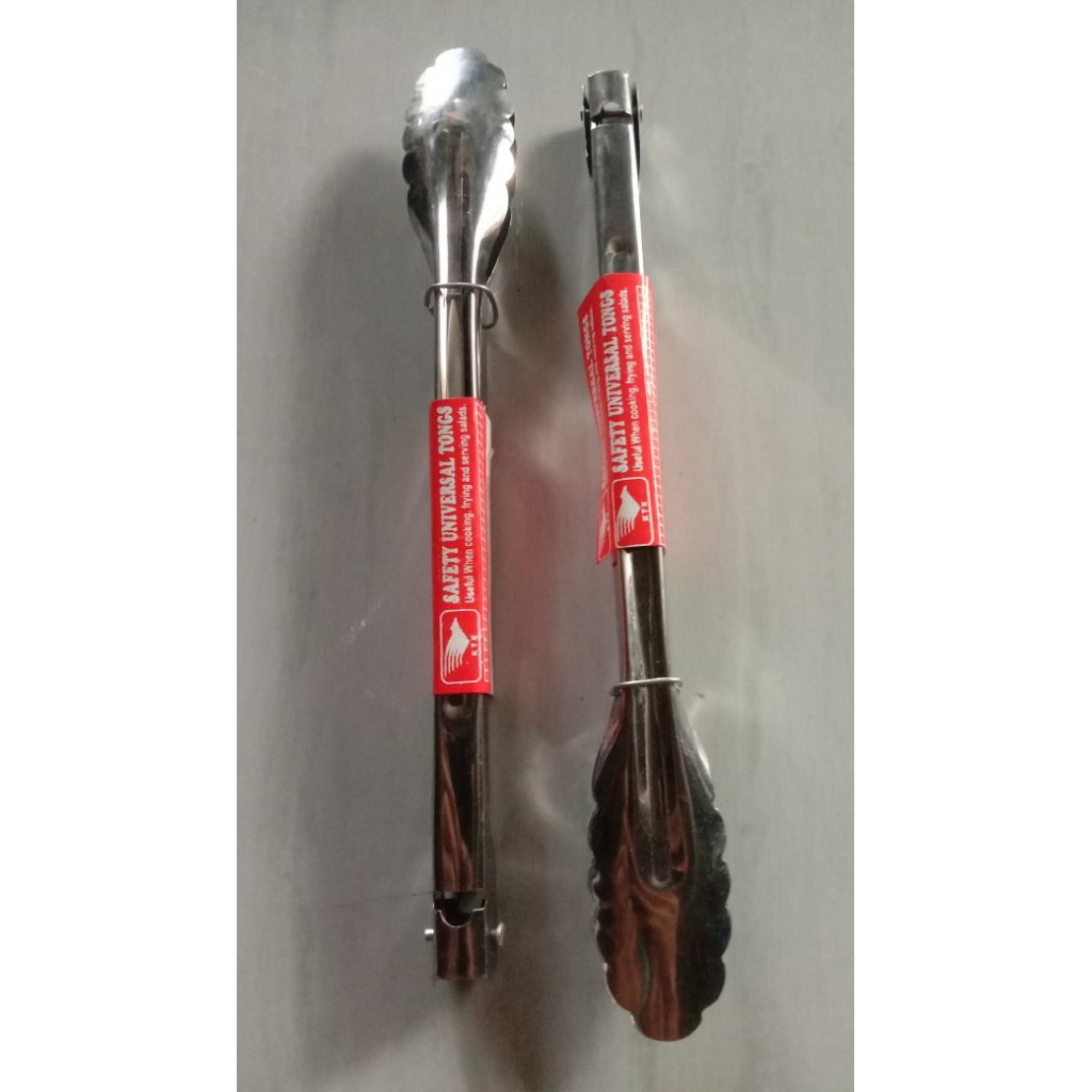 Jual Penjepit Makanan Roti/Kue/Gorengan serbaguna Harga Untuk 1 pcs ss ...
