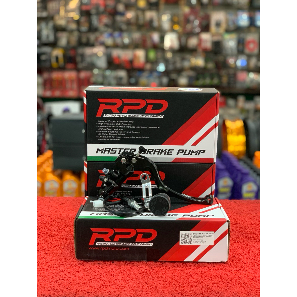 Jual MASTER REM RPD TABUNG NEXUS 17MM + SWITCH KANAN BLACK | Shopee ...