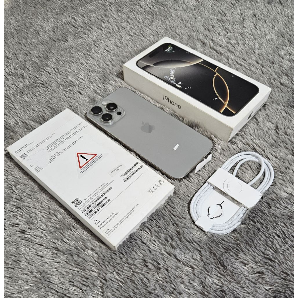 Jual Iphone 16 ProMax 256GB Natural Titanium OpenBox | Shopee Indonesia