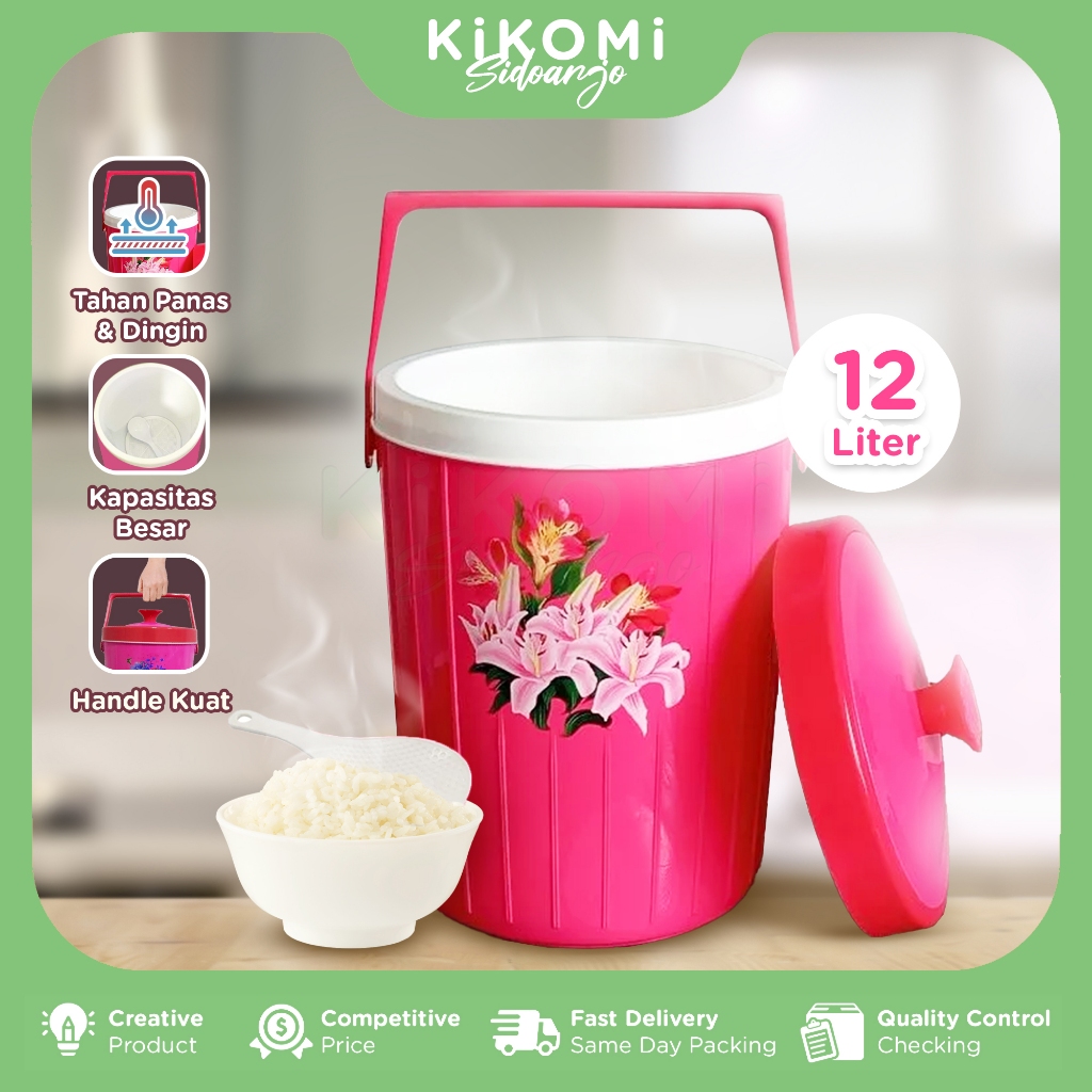 Jual TERMOS NASI 12 Liter KIMPLAST - Termos Es Rice Bucket Ice Bucket ...