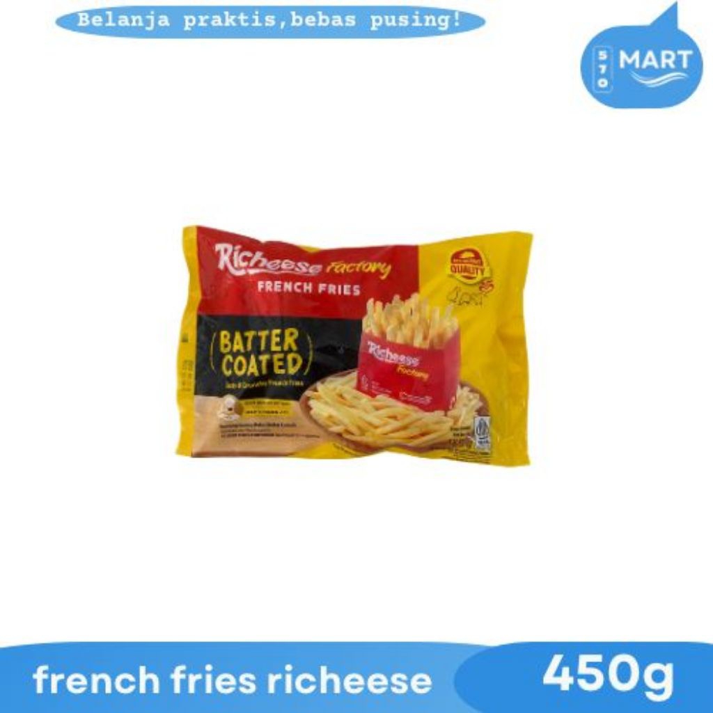 Jual Richeese factory Kentang French fries 450gr | Shopee Indonesia