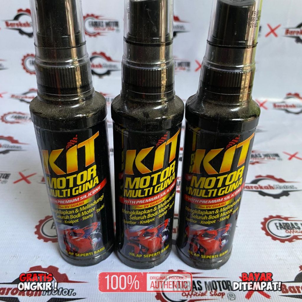 Jual KIT MOTOR MULTIGUNA WITH PREMIUM SILICONE PLUS UV GUARD 100 ML ...