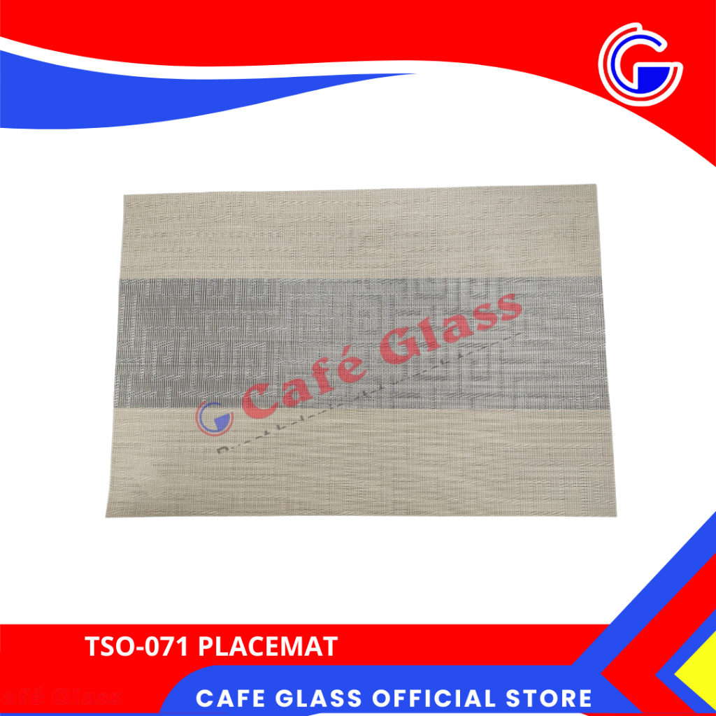 Placemat Alas Piring Anti Slip / Tatakan Piring Anyaman Aesthetic