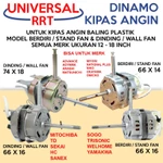 Dinamo Kipas Angin RRC China Fan Motor Sanex Multi 12 16 Inch Mesin Kipas Universal Dinding Wall Fan dan Stand Fan GMC TD SOGO JMS