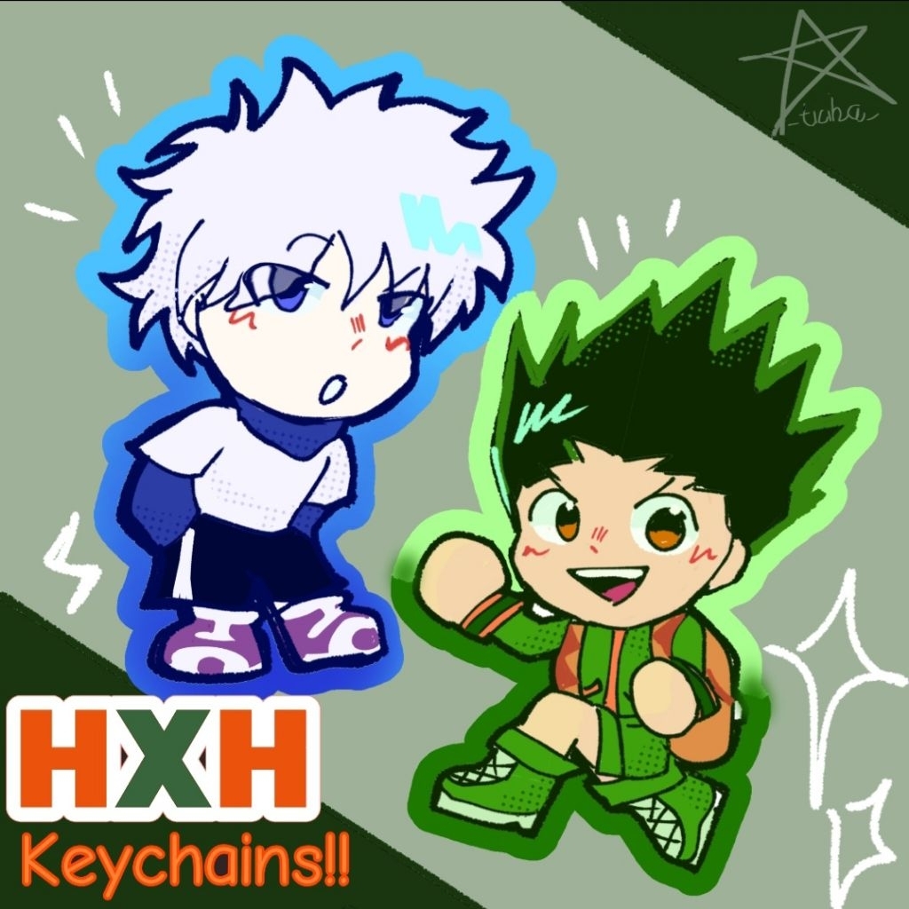 Jual Hunter X Hunter Gon and Killua Keychains Fanmerch by teeceeha ...