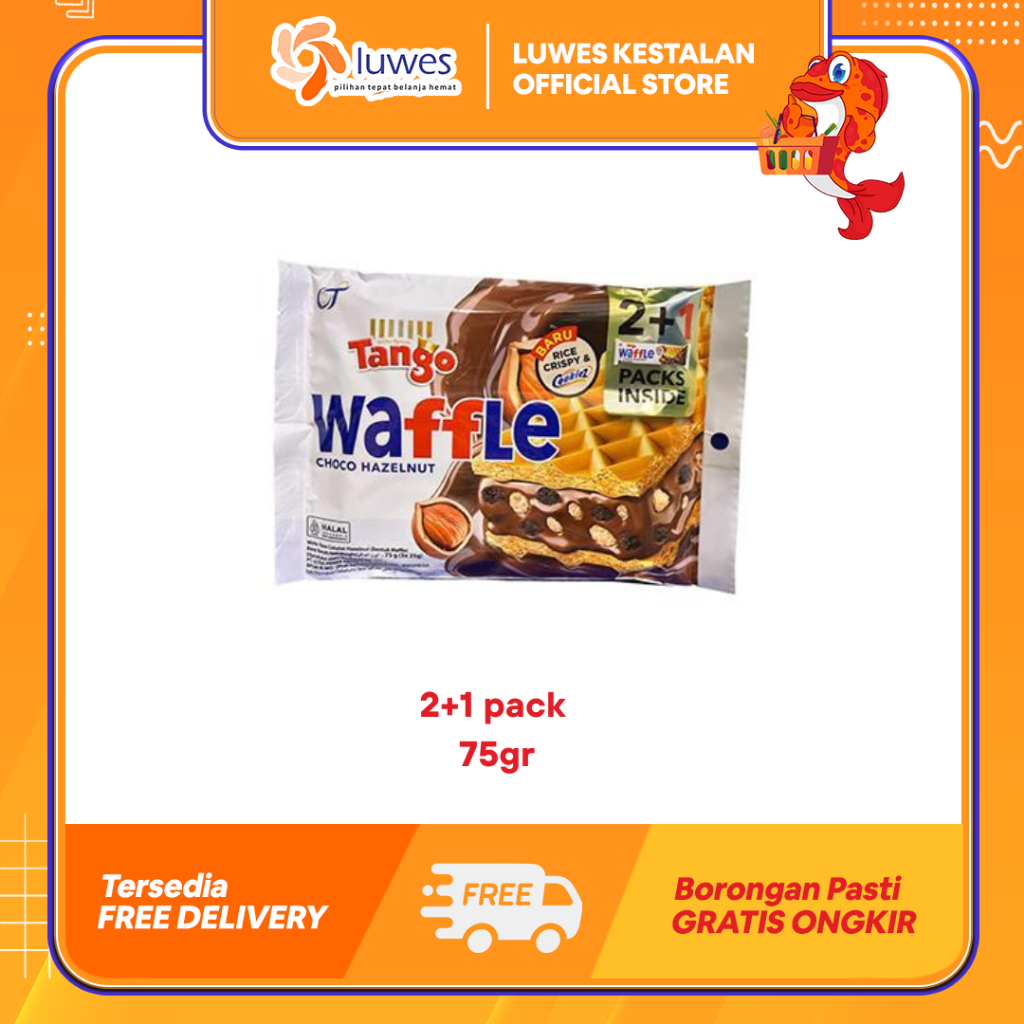 Jual (2 + 1) Tango Waffle 75gr Choco Hazelnut Rasa Yang Enak & Nagih ...