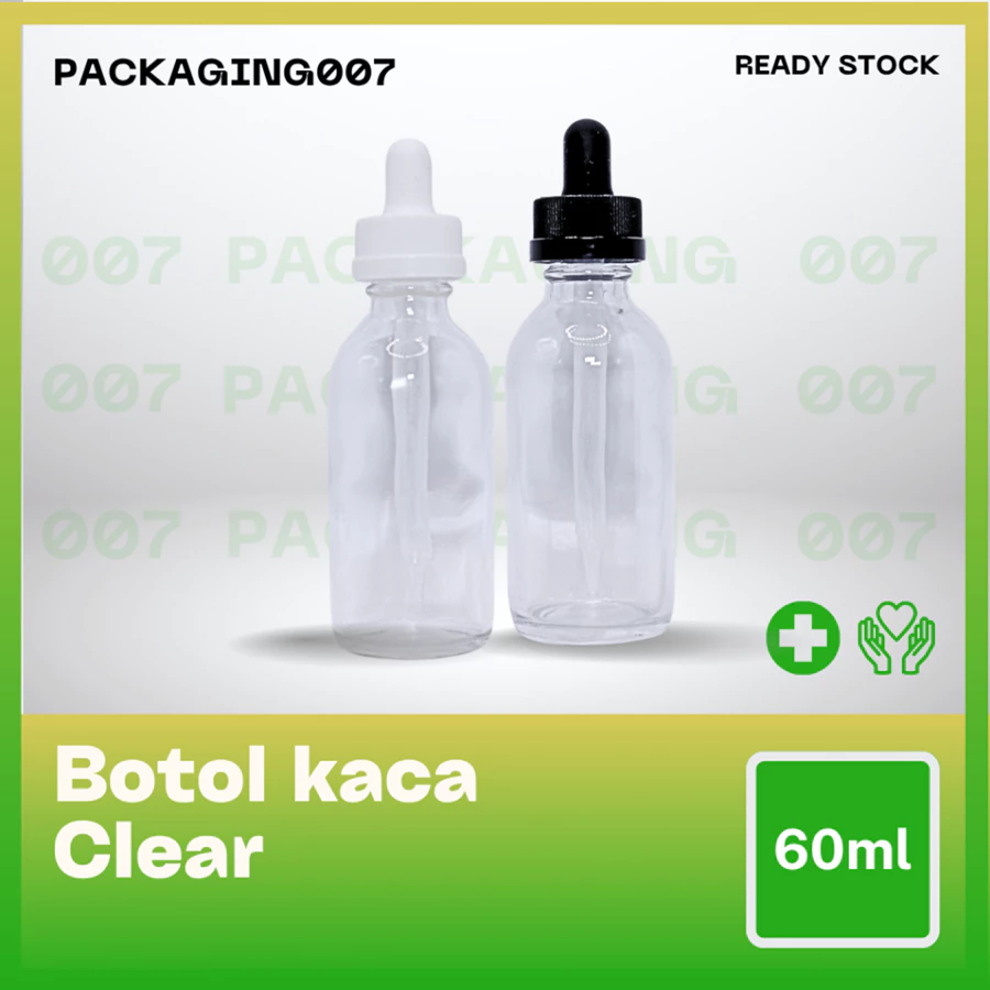 Botol Pipet Kaca 60ml Serum