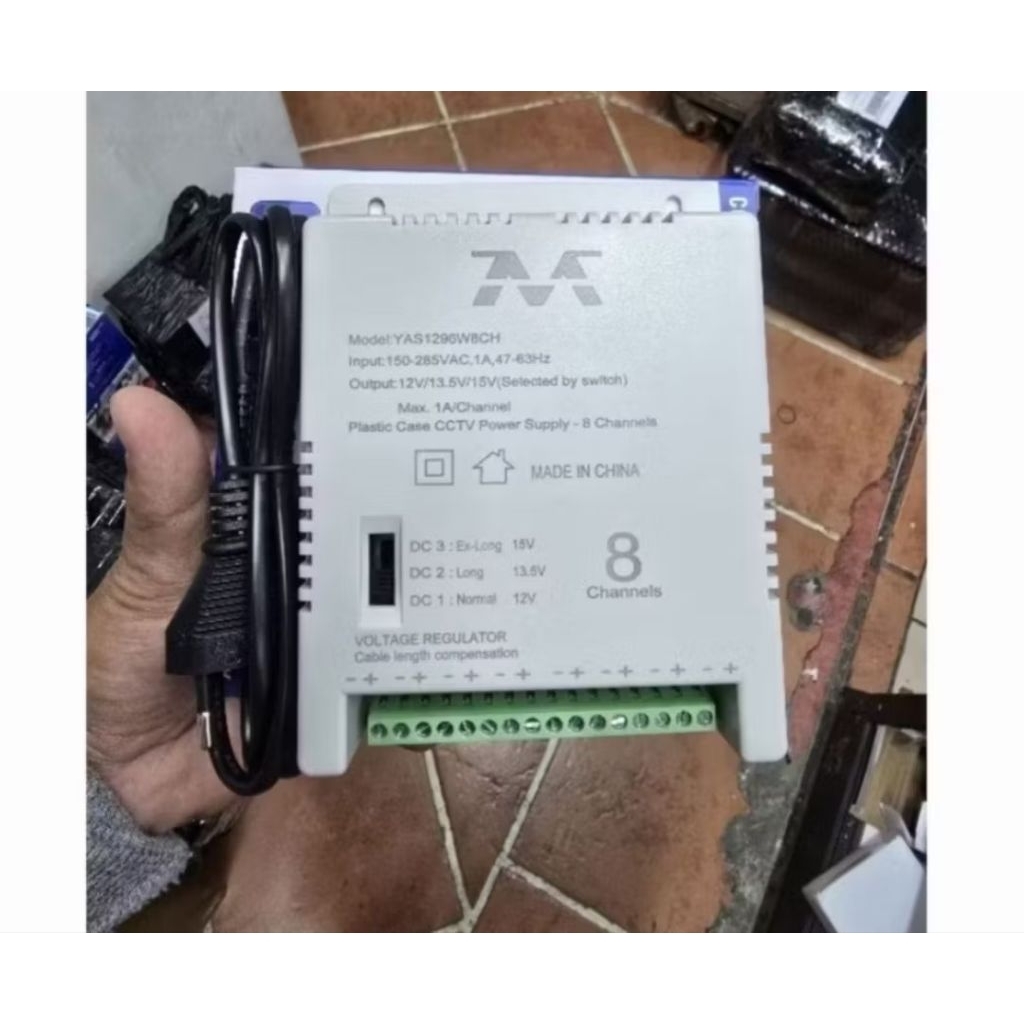 Jual power supply camera cctv 8ch Psu kamera cctv 8 Channel | Shopee ...
