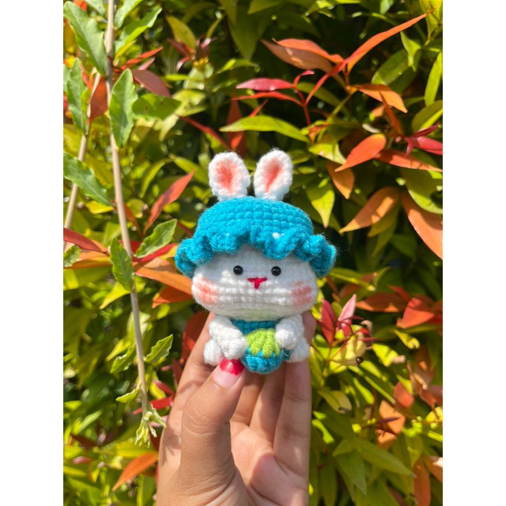 Jual KEYCHAIN RAJUT BUNNY HANDMADE | Shopee Indonesia