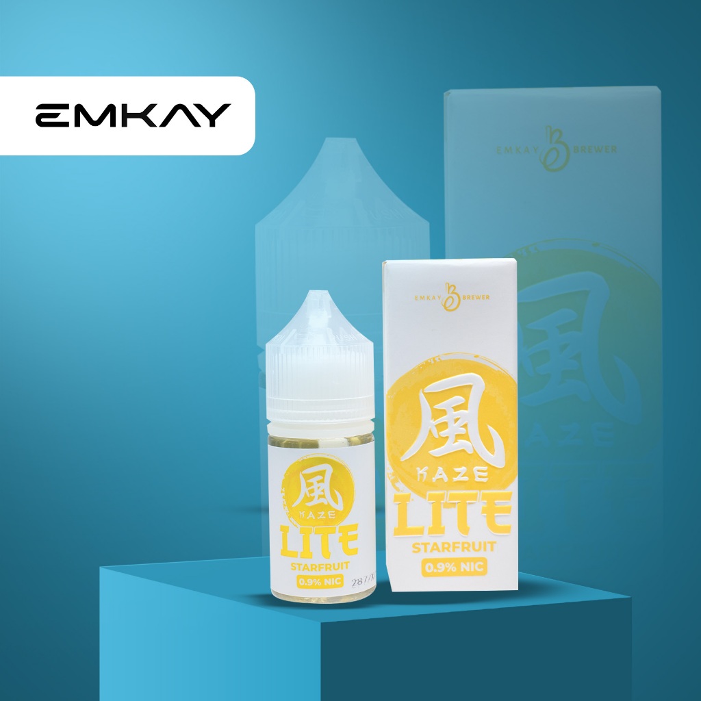 Jual Emkay Liquid Kaze Lite Starfruit 9mg/30ml | Shopee Indonesia
