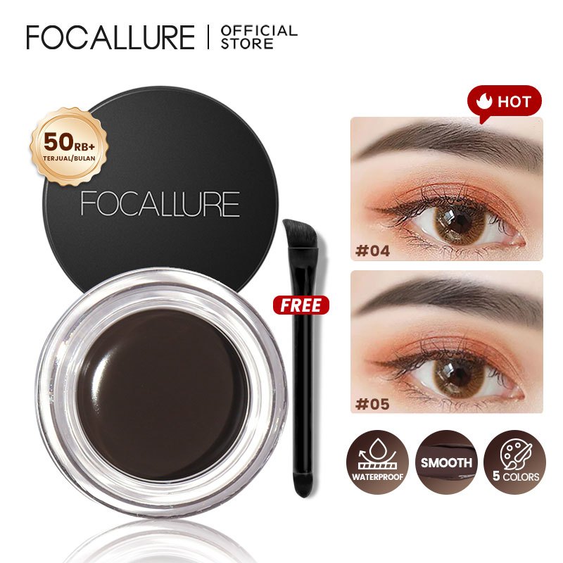 FOCALLURE Waterproof Eyebrow Gel Alis Cream-kosmetik Mata