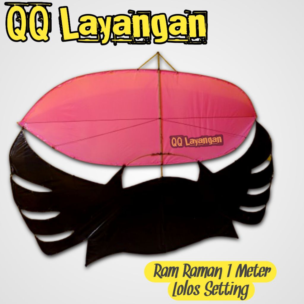 Jual Layangan Ram Raman 1Meter Rapih Siap Terbang - Layangan Ramraman ...