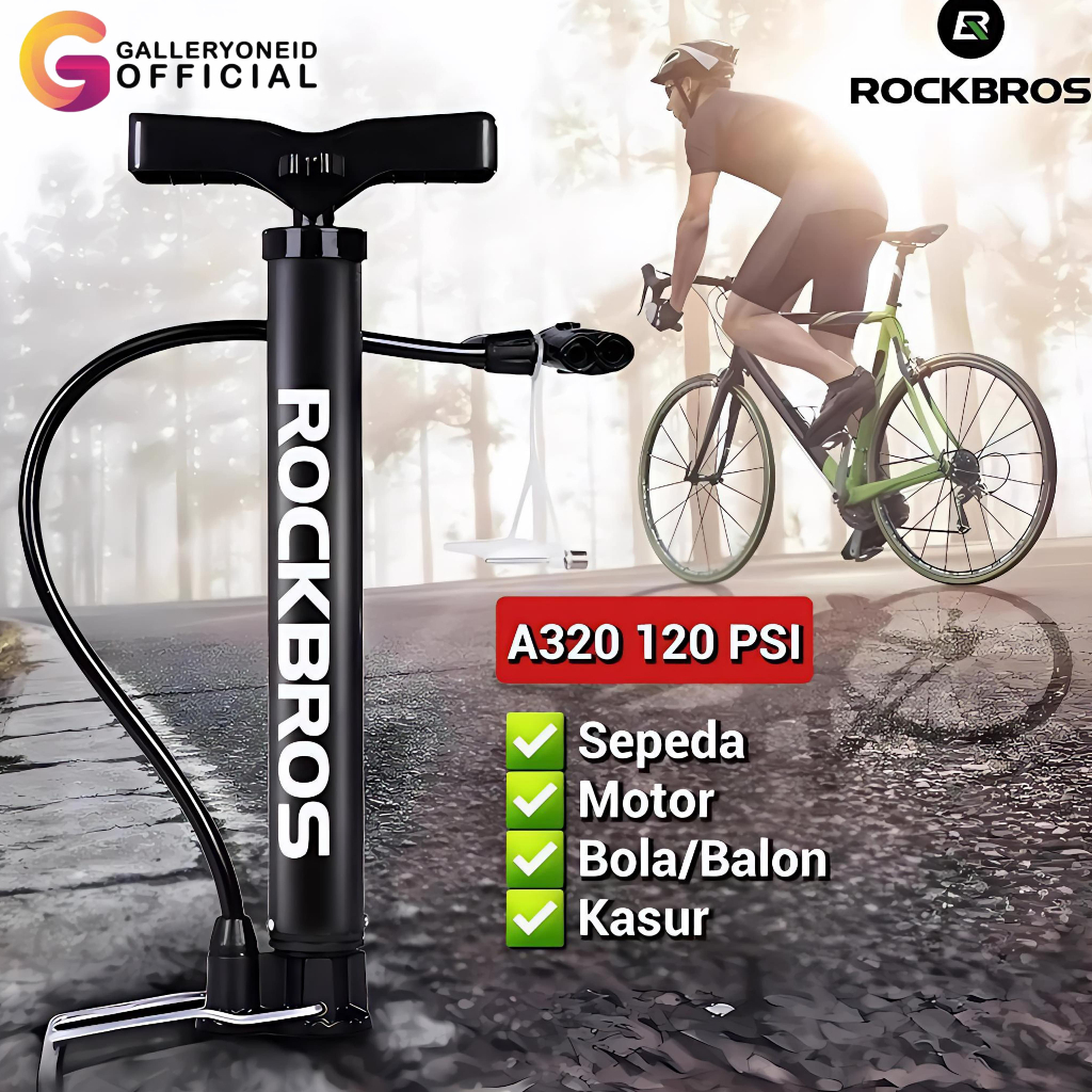 Pompa Tascabile Portatile ROCKBROS Con Cricchetto 120PSI AV/FV Pompa Per Pneumatici Ultraleggera In Lega Di Alluminio Gonfiatore Pompa Per Pneumatici Da Ciclismo