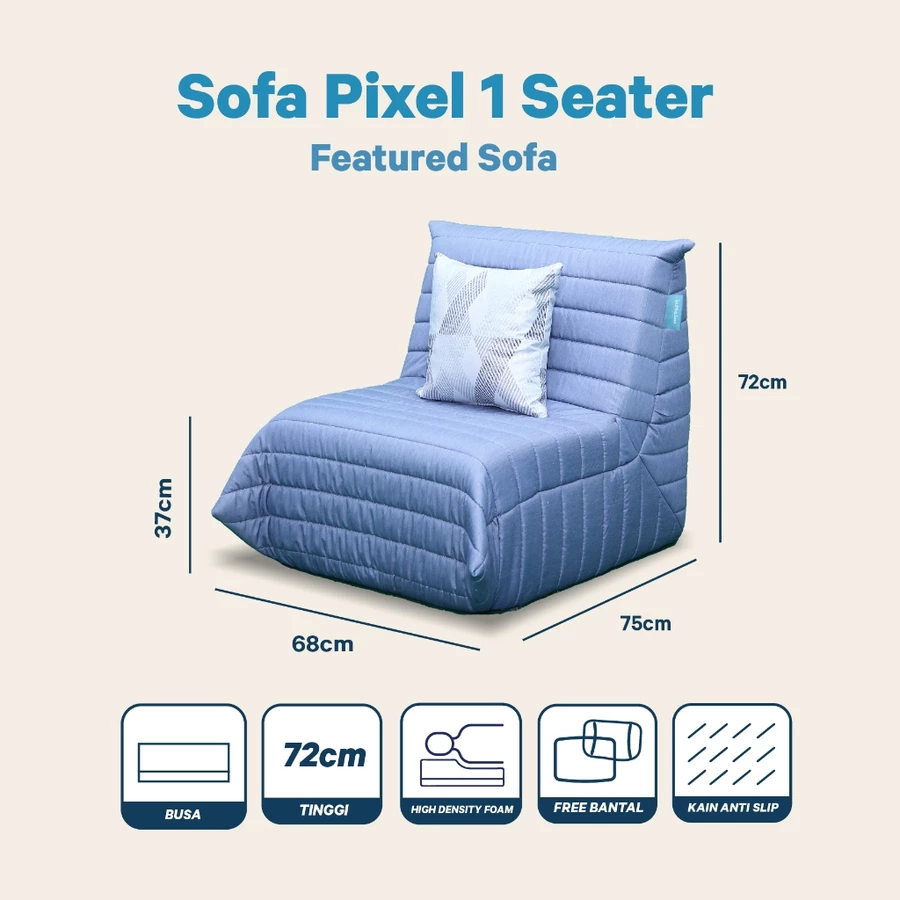 Sofa Pixel 1 Seater