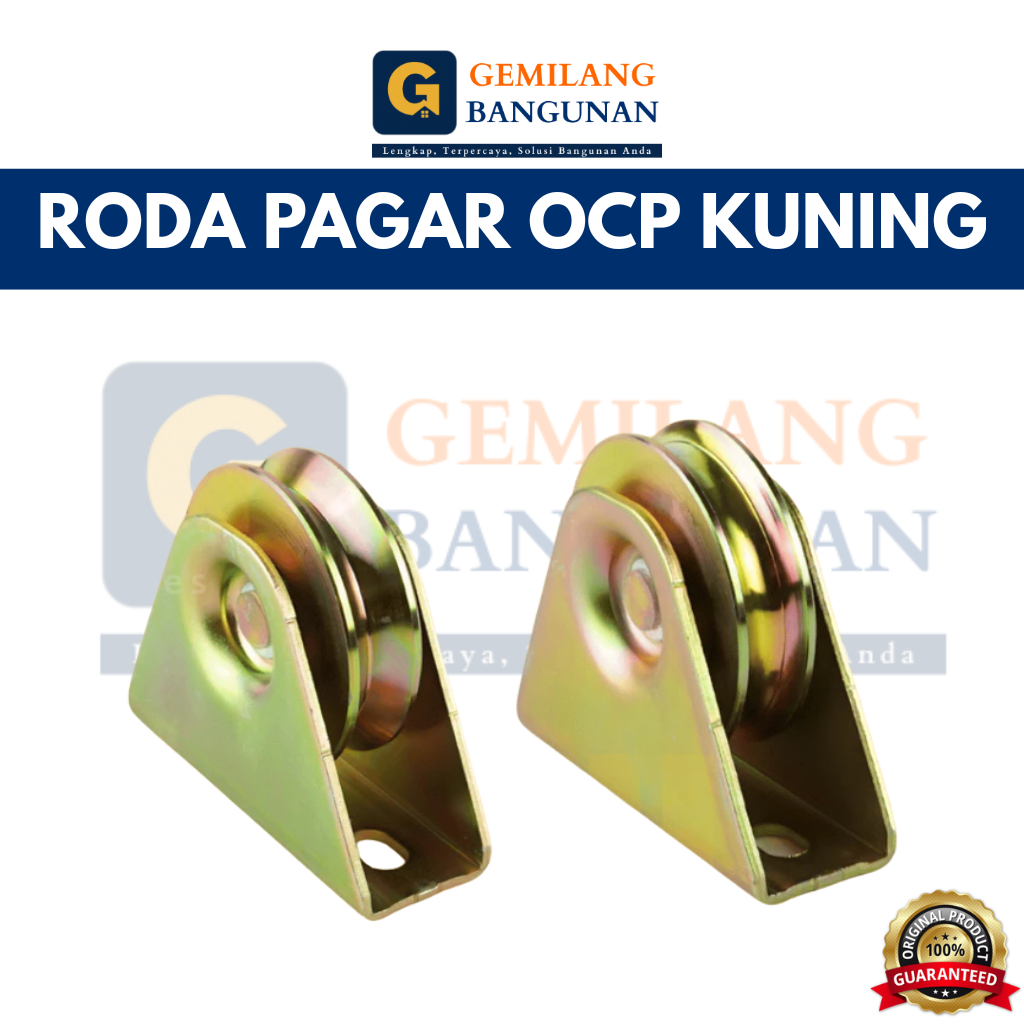 Jual Roda Pagar Model U dan Model V / Roda Pagar Besi Kuning Model ...