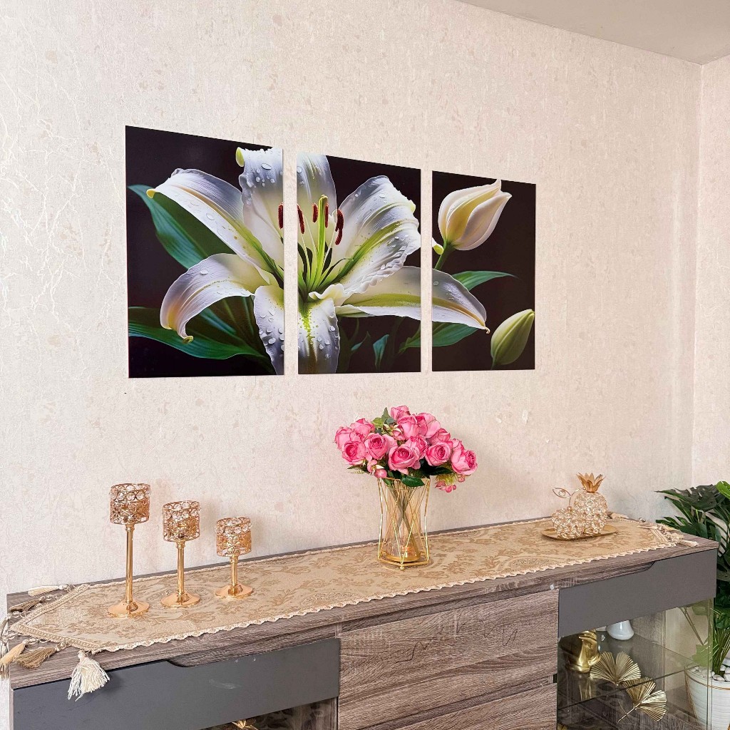 Jual HOME WALL ART - HIASAN DINDING BUNGA AESTHETIC (60X40CM) WALL ...