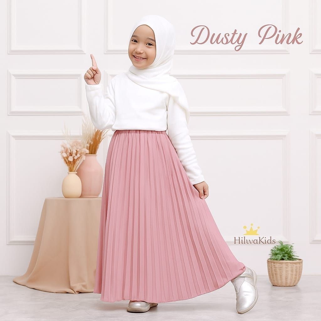 Jual ROK PLISKET PREMIUM ANAK | ROK SKIRT PLEATED FASHION KIDS ...